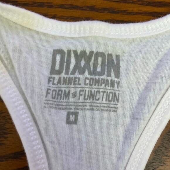 Dixxon Tank Top Sz Med Pink Blue Graffiti Front Graphic Wrench Hammer motorcycle - Picture 4 of 8